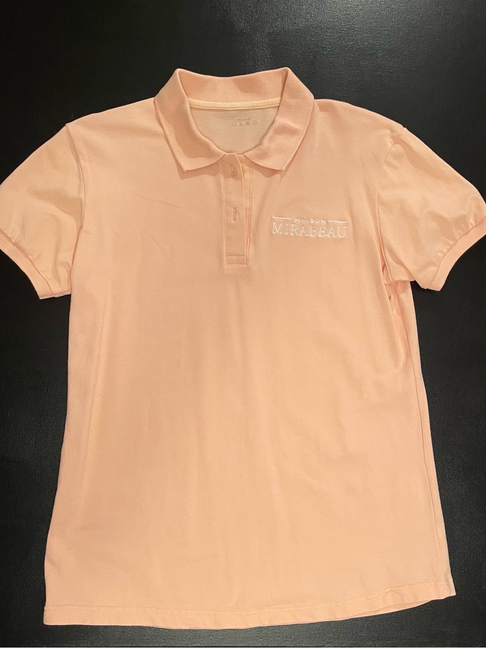 Women's Maison Mirabeau Peach Polo